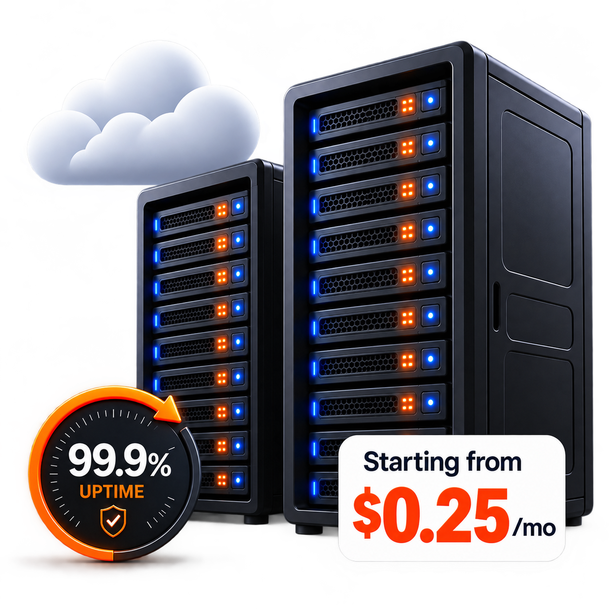 High performance server racks